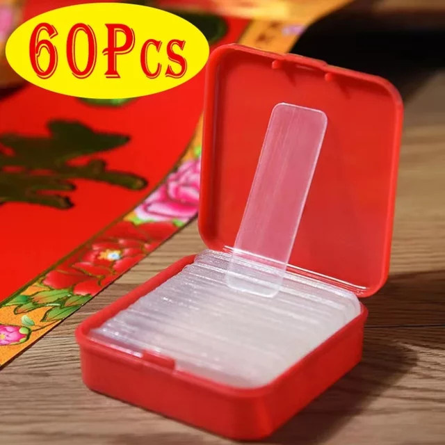 60 Stück superstarkes Nano-Klebeband transparent, doppelseitiges Montage-Klebeband zur Befestigung und Heimdekoration - Bild 1