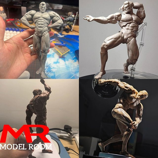 MORFIG Männlicher Bodybuilding-Gelenkkörper, Actionfigur, 1/12 - Bild 1
