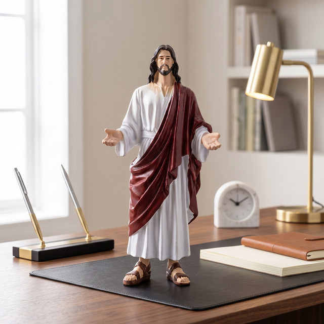APWIKOGER Jesus Christus Sammler-Edition Figur im 1/6 Maßstab, Heiliges Herz Statue, Multicolor - Bild 1
