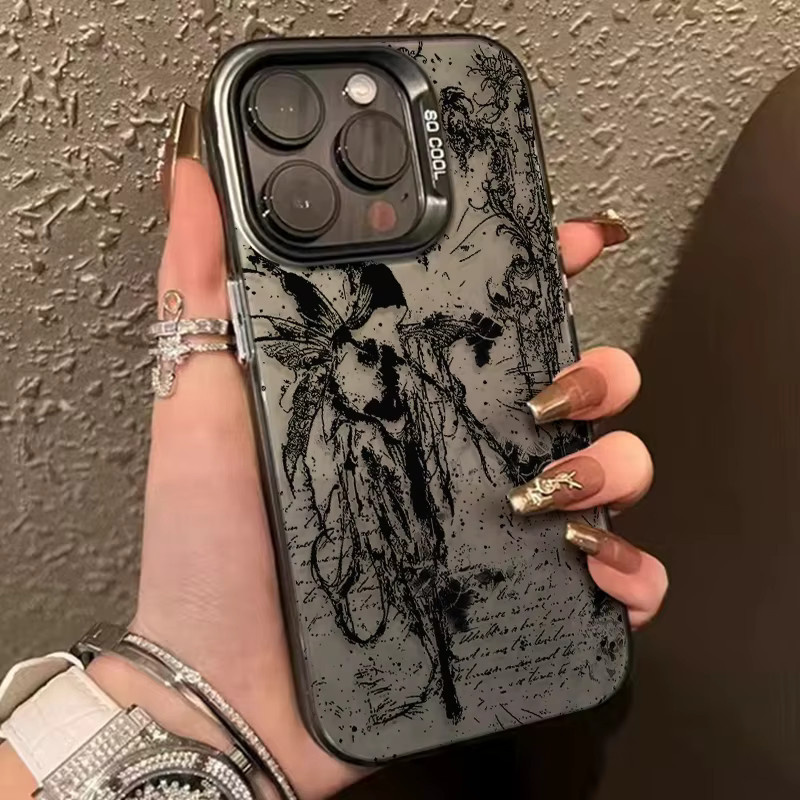 Handyhülle im Retro Gothic Stil für Samsung Galaxy S26 S25 S24 S23 S22 S21 S20 FE Ultra Edge 4G 5G Matte Anti Fall Cover - Bild 1