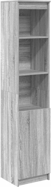 vidaXL Highboard Grau Sonoma aus Holzwerkstoff B/T/H: 37,5 x 35 x 180 cm - Bild 1