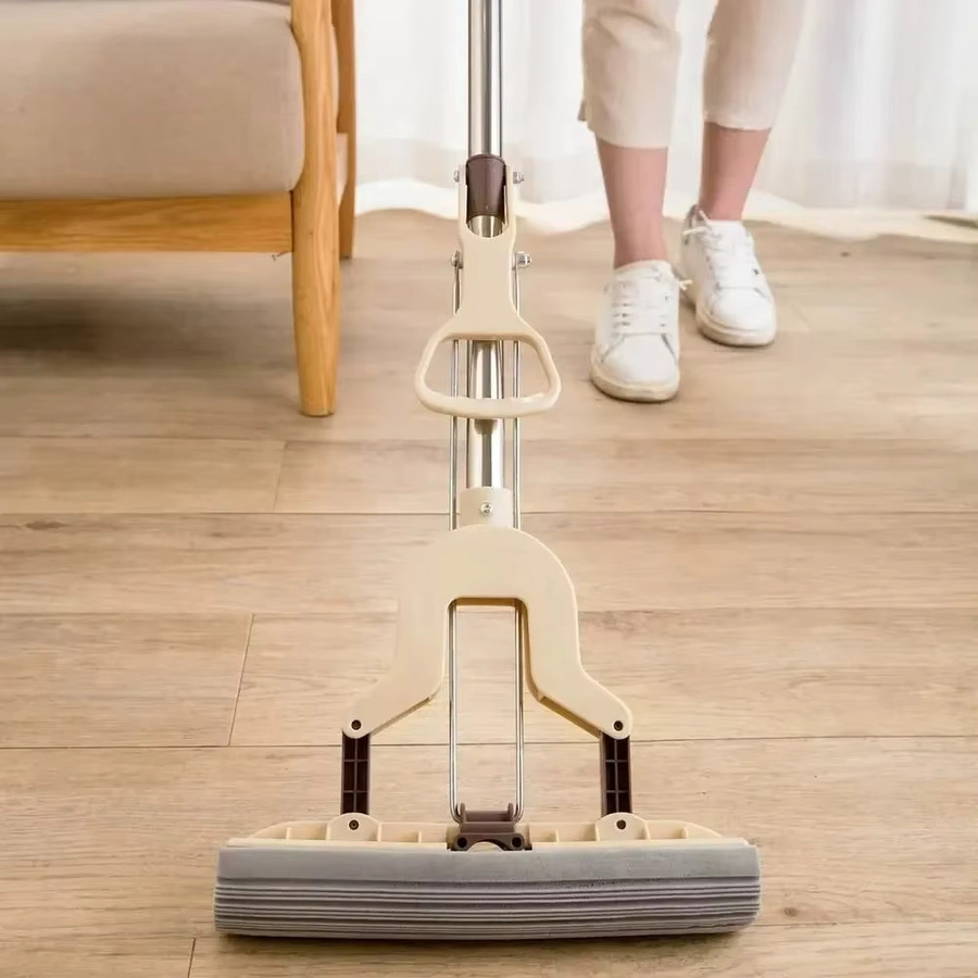 UNTIOR Squeeze Selbstentleerender Mop mit Wringer zur Reinigung von Holzböden, Fliesen, Wänden und Decken - Bild 3