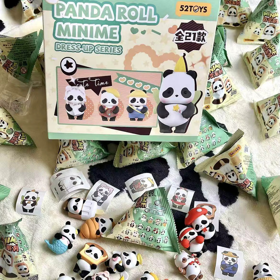 52TOYS Mini Panda Blindbox, PVC-Figur, Tiere, Kunststoff, Bunt / Mehrfarbig - Bild 3