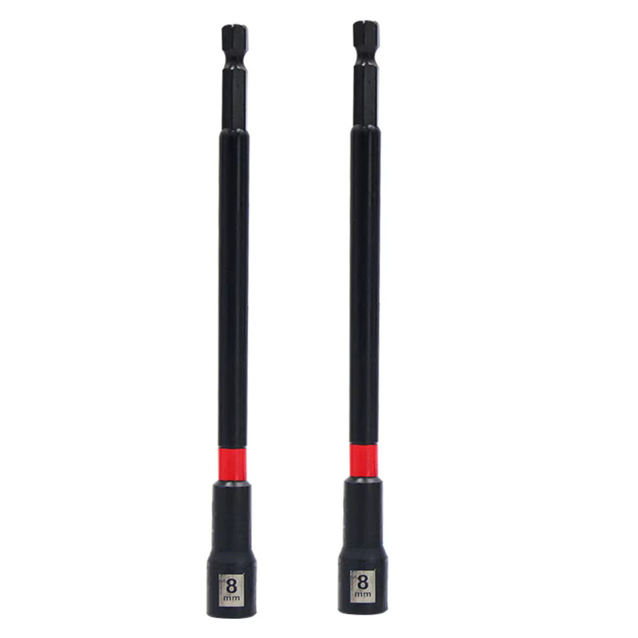 VIBRATITE Innensechskant-Bohrer-Adapter Set für DIY-Projekte, 2 Stück, Größen: 6 mm, 8 mm, 10 mm, 12 mm und 14 mm - Bild 2