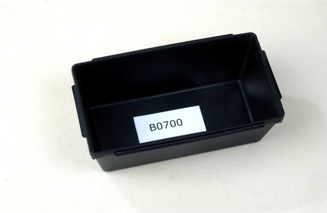 Scaritech Polymerform Kastenform aus Silikon, Schwarz, Rechteckig, 600 ml, 5er Pack - Bild 1