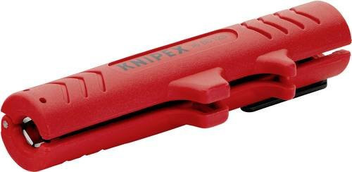 Knipex Universal-Abmantelungswerkzeug für Rundkabel und Feuchtraumkabel, Farbe: Rot, Länge: 125 mm, Durchmesser: 8,5 bis 12,5 mm - Bild 1