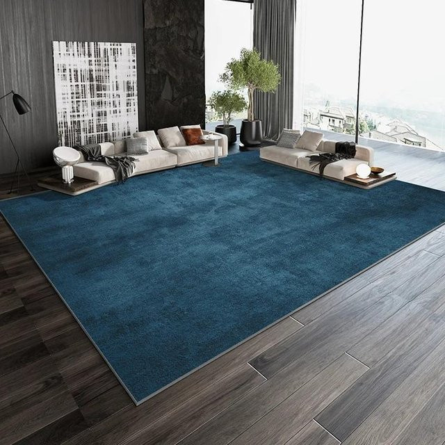 Karpetti Teppich in Blau mit abstraktem Design, waschbar und rutschfest, B/T: 120 x 160 cm - Bild 1