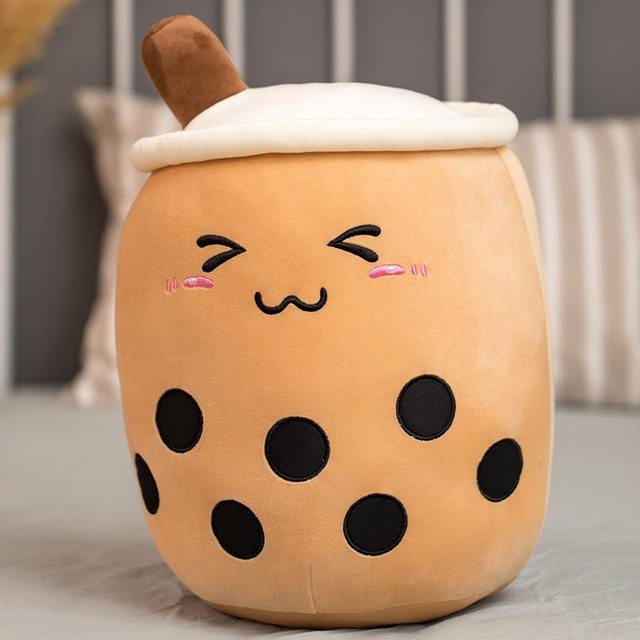 Yiran Health & Beauty Kawaii Familie Milch Bubble Tea Tasse Plüschtier, ab 3 Jahre - Bild 1