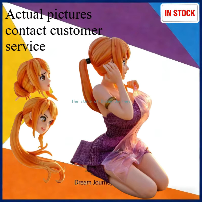 Bandai One Piece BB-Serie Nami Anime Modellfigur in sitzender Pose im Badeanzug-Design - Bild 1