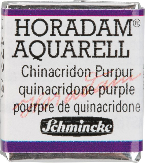 Schmincke HORADAM Aquarellfarbe Chinacridon Purpur im 1/2 Näpfchen - Bild 1
