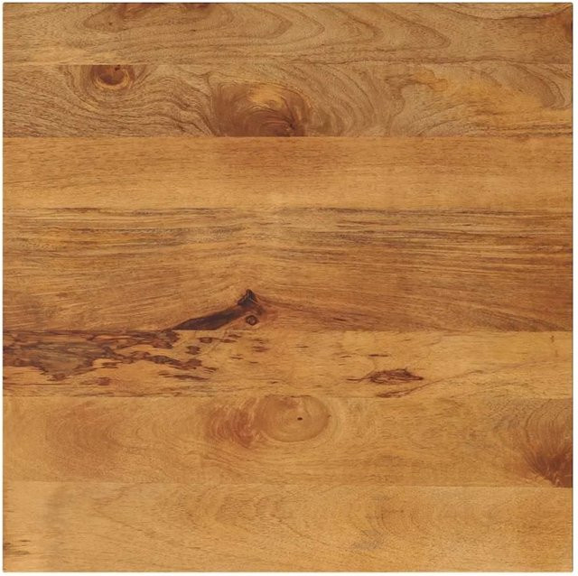 vidaXL Tischplatte aus Massivholz Mango in Braun, Quadratisch, B/T/H: 70 x 70 x 2,5 cm - Bild 1