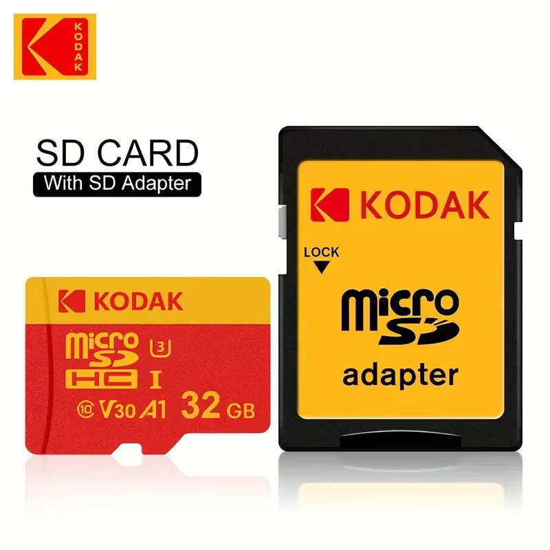 Kodak Red Dark Power Micro SD-Karte mit SD-Adapter für Gaming, Kamera, Drohne und Dashcam - Bild 6