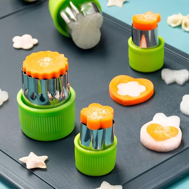 Bestbags 9-teiliges Edelstahl Keks- und Gemüseschneide-Set in Grün für Kinderbacken und Obstprägung - Bild 2