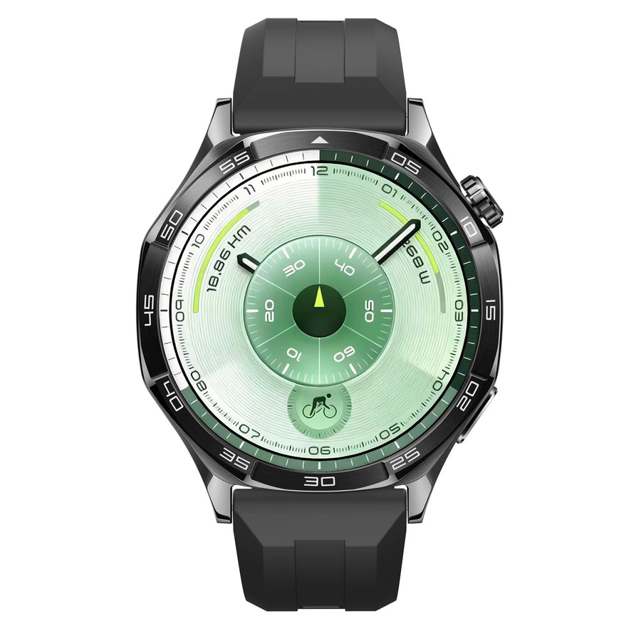 Huawei Uhrenarmband Silikon, 22 mm, Schwarz, Unisex - Bild 1