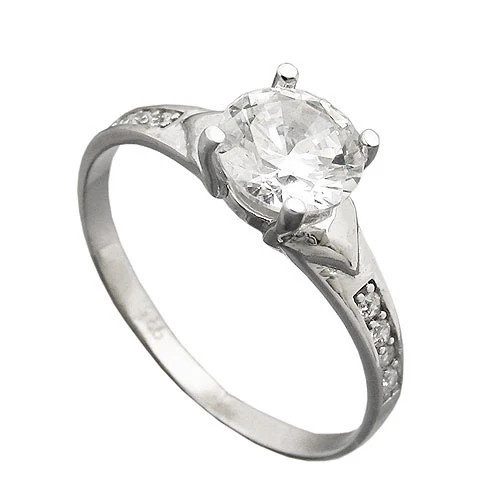 SIGO Ring 925 Silber, Zirkonia, Ringgröße 56 - Bild 1