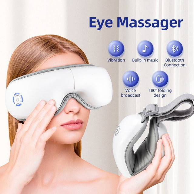 Foreverlily Augenmassage-Maske mit Bluetooth-Musik, Unisex - Bild 1