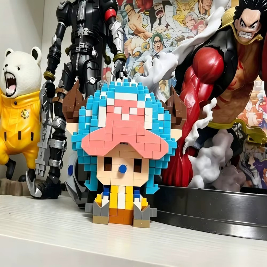 Bandai One Piece Anime-Bausteine Mystery Box, Mini-Figuren, 3D-Modell - Bild 1