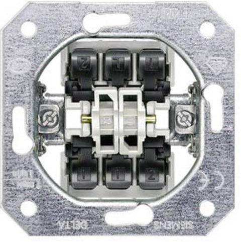 Siemens Jalousie-Schalter Delta Schalterprogramm in Schwarz - Bild 1