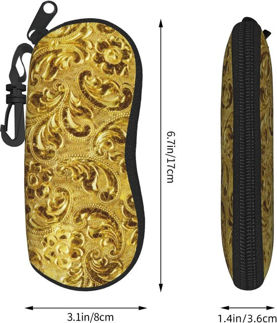 Fancy Style Studio Brillenetui, Gold, Beige - Bild 1