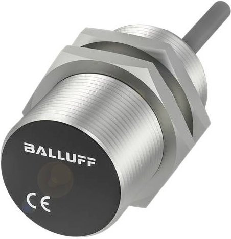 Balluff Induktiver Näherungsschalter BES M30MI-PSC10B-BV02 BES00A0 bündig PNP Schließer, Farbe Silber, Durchmesser: 30 mm, Länge: 56 mm - Bild 1