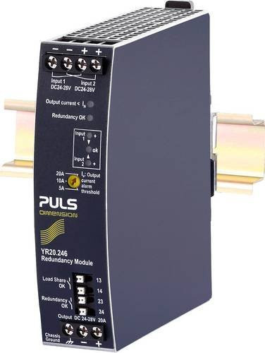 PULS YR20.246 Redundanzmodul 26A Schwarz mit 1 Ausgang - Bild 1