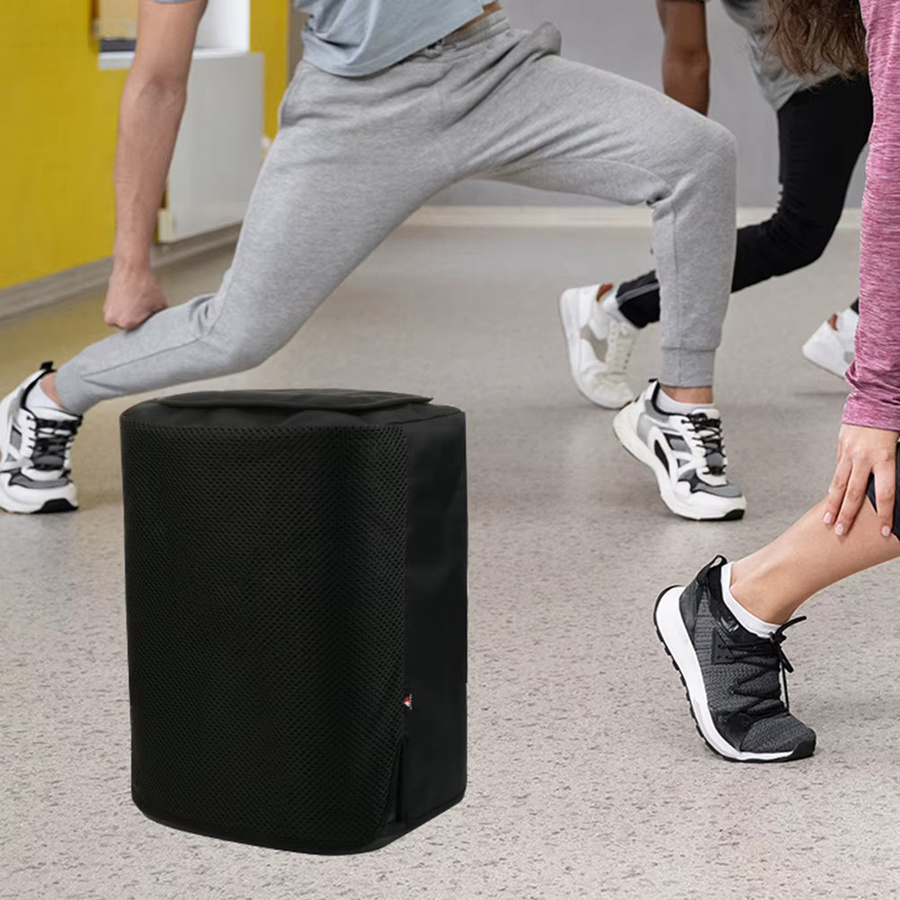 ALLOYSEED Schutzhülle für Bose S1 Pro+ Bluetooth-Lautsprecher mit Griff, Klappdeckel und Netzstoff in Schwarz - Bild 3