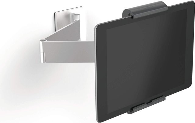 Durable Tablet Wandhalterung mit Schwenkarm und Diebstahlsicherung, Silber/Anthrazit - Bild 1