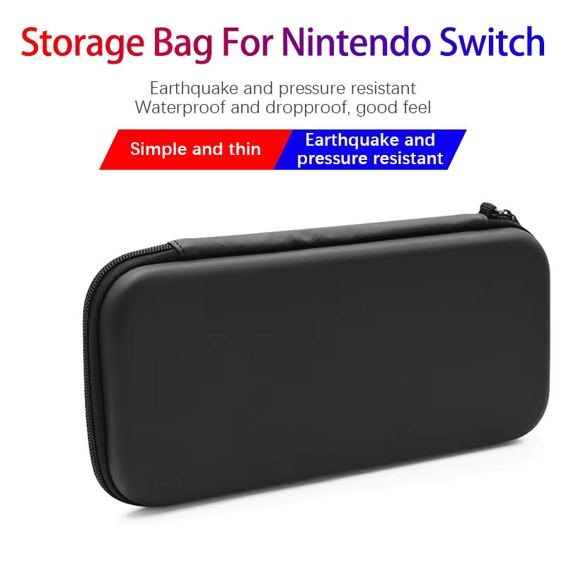Nintendo Switch 2 Hartschalen-Tragetasche in Schwarz, kratzfeste und schützende Reisetasche mit Organizer-Funktion - Bild 6