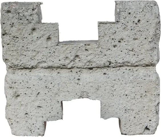 Beckers Betonzaun Zwischenpfostenkappe Klassik-Stein in Betongrau, B/T/H: 10 x 6,5 x 18 cm - Bild 1