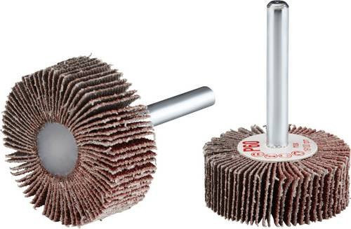 Rhodius Fächerschleifer für Metall, 10 Stück, Braun - Bild 1