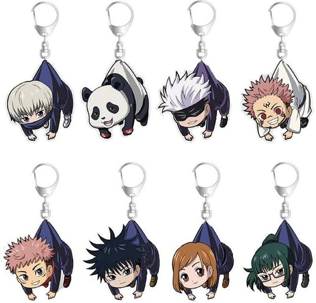 Binchi Outdoor Product Schlüsselanhänger Acryl, Jujutsu Kaisen, 5,2 cm, Unisex - Bild 1