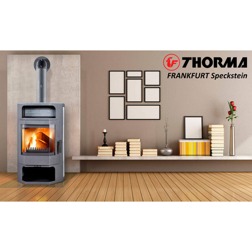 THORMA Kaminofen Frankfurt aus Speckstein in Grau mit 9 kW Leistung - Bild 2