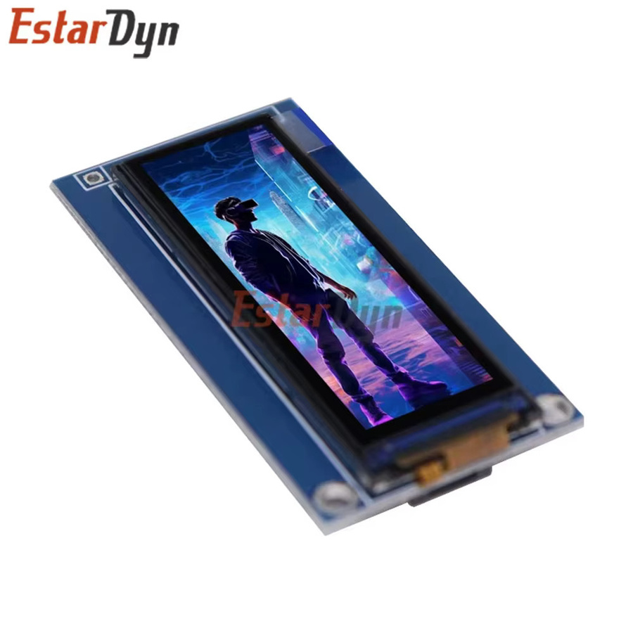 Estardyn TFT-LCD-Bildschirm mit 1,45/1,68 Zoll, GC9107/NV3007 kleiner Streifenbildschirm, SPI-Farbdisplay in Blau - Bild 1