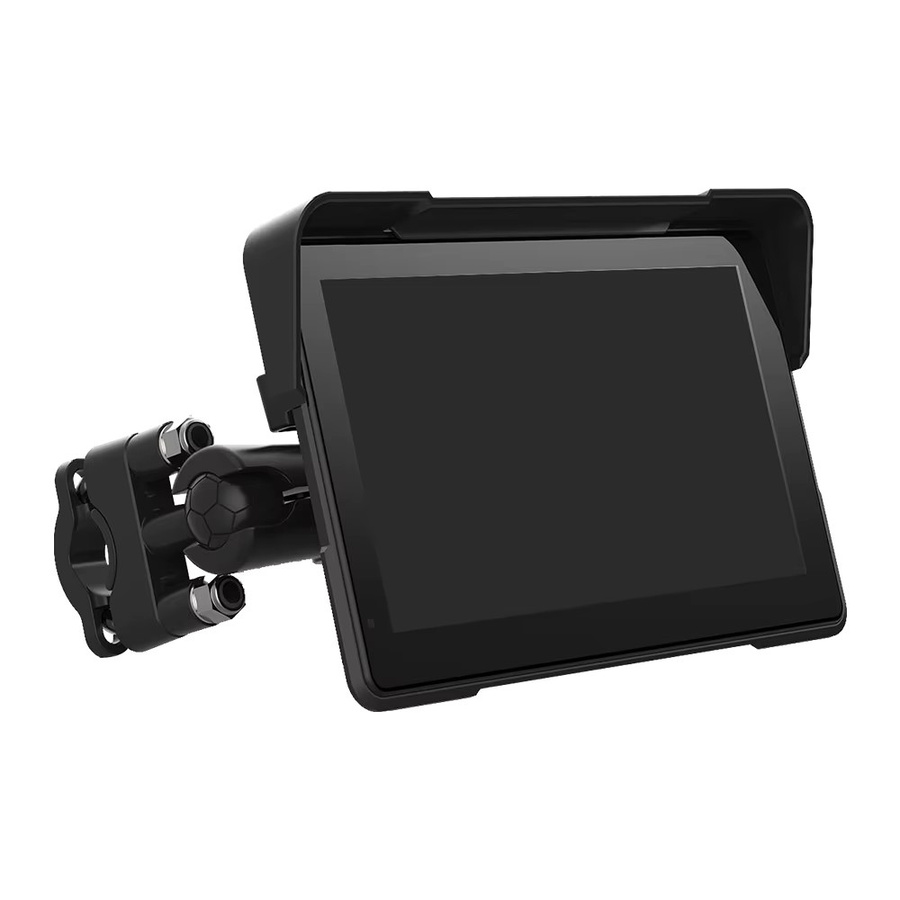 MEKEDE Wasserdichter Motorrad-Navigationsbildschirm mit kabellosem CarPlay und Android Auto, 6 Zoll Touchscreen GPS-Multimedia-Player in Schwarz mit Bluetooth und optionaler Dual-DVR-Dashcam - Bild 6