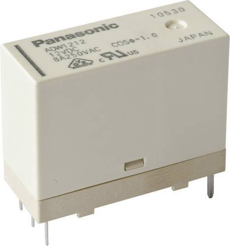 Panasonic ADW1112HLW Printrelais in Weiß, 12 V/DC, 16A, 1 Schließer - Bild 1