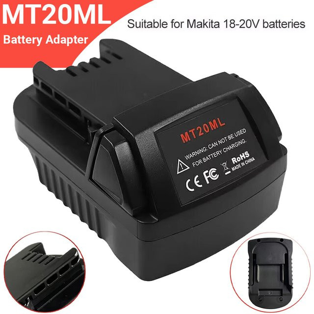 MT20ML Batterieadapter für Makita 18V Li-Ionen-Akkus zur Nutzung mit Milwaukee M18 18V Werkzeugen - Bild 1
