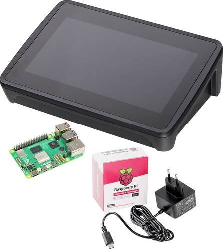 Bopla BoPad Display Bundle mit Raspberry Pi 5 B 4GB in Schwarz mit HDMI und USB-C - Bild 1