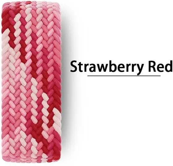 CAOWTAN Uhrenarmband Nylon, geflochten, Erdbeer, Unisex - Bild 1