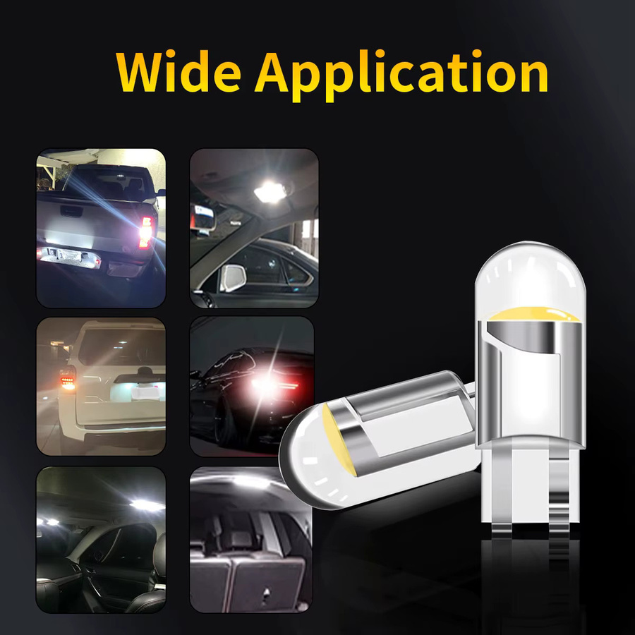 Transparente LED Autolampe W5W T10 WY5W 192 194 168 für Leseleuchte, Breitenmarkierung und Blinker - Bild 3