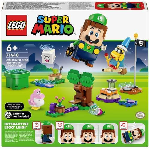 LEGO Super Mario Abenteuer mit dem interaktiven Luigi Konstruktionsspielzeug ab 6 Jahren - Bild 1