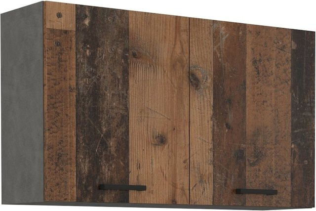 Hängeschrank Mario 100 für Küchenzeilen in Old Wood Matera, Farbe: Braun - Bild 1