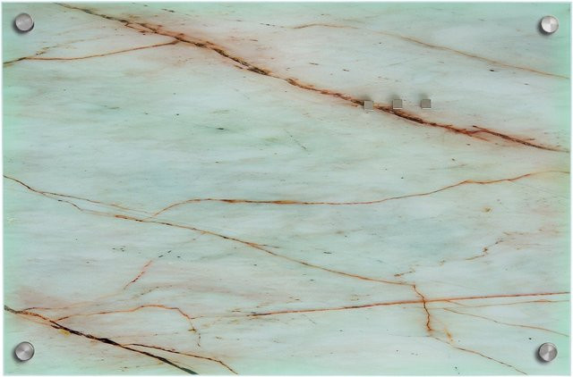 Master of Boards Design-Glas-Memoboard Marble in Weiß und Multicolour - Bild 1