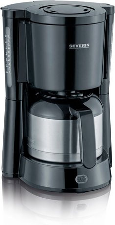 Severin Kaffeemaschine KA 4835 in Schwarz mit Edelstahlkanne, 1000 W, Abschaltautomatik und Warmhaltefunktion - Bild 1