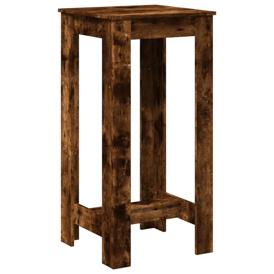 vidaXL Bartisch Räuchereiche in Braun aus Holzwerkstoff B/T/H: 51 x 50 x 103,5 cm - Bild 2