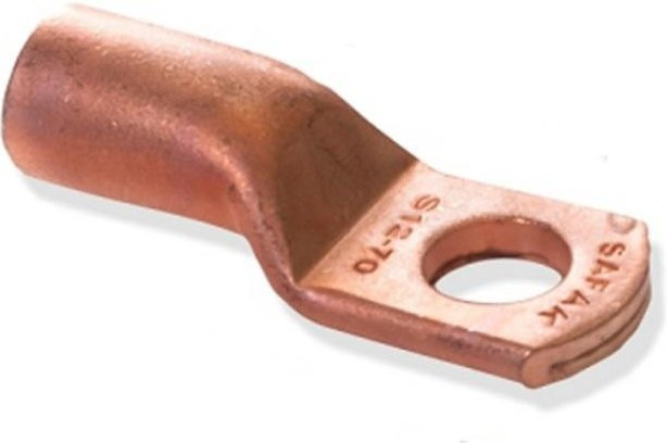 TRYTYT Kupfer-Ringkabelschuh 50/10 in Orange aus Messing - Bild 1