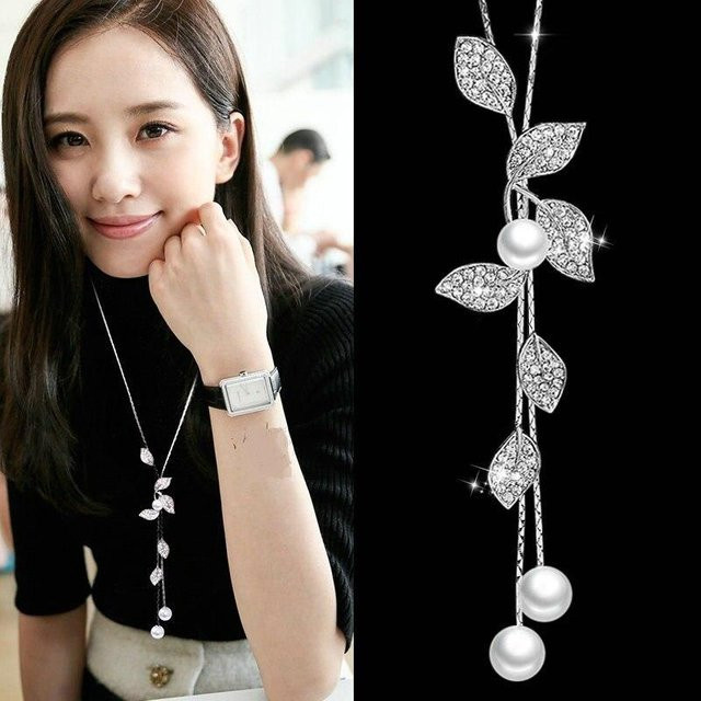 YIRAN Jewelry Halskette, Perle, Messing, Weiß, Damen - Bild 1