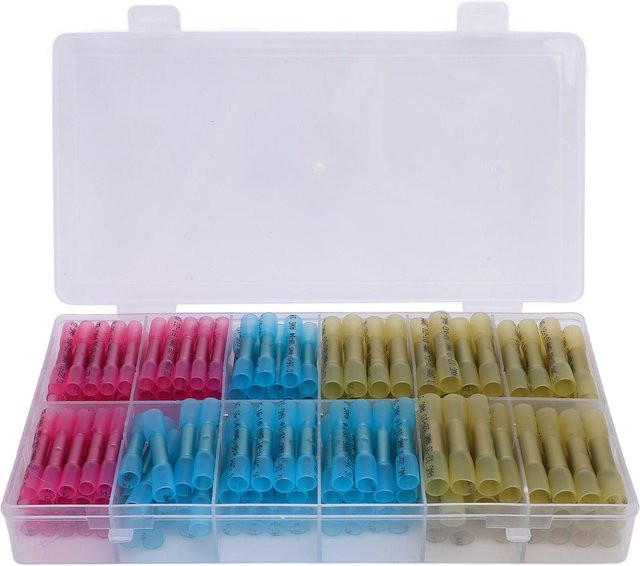CosyHome Schrumpfschlauch Stoßverbinder aus Nylon, wasserdichter Draht-Crimpverbinder in Multicolour - Bild 1