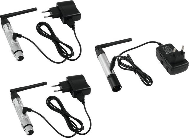 Eurolite QuickDMX Set mit 1 Sender und 2 Empfängern in Schwarz (20000027) - Bild 1