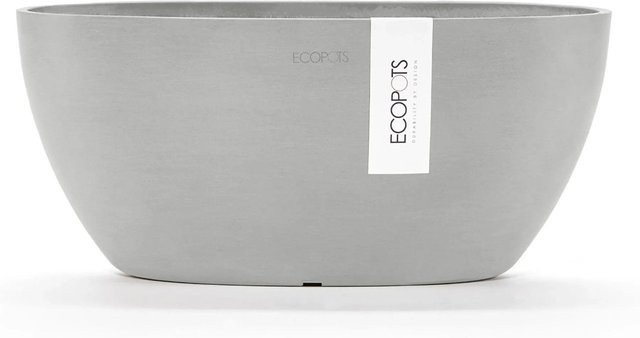 Ecopots Pflanztopf Sofia mit Wasserbehälter in Grau, Durchmesser: 30 cm - Bild 1
