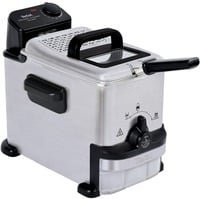 Tefal Fritteuse Oleoclean Compact FR7016 in Edelstahl und Schwarz/Silver - Bild 1